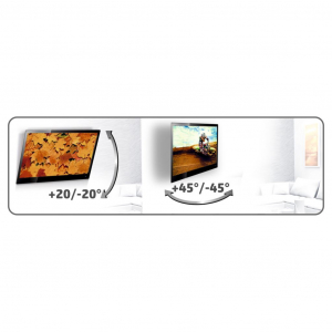 Somogyi LCDH 32 fali tartó 23"-55" FULL MOTION fekete